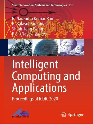 cover image of Intelligent Computing and Applications